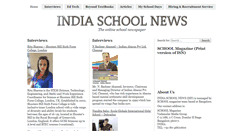 Desktop Screenshot of indiaschoolnews.com